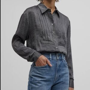 NWT Harshman Drea Silk Tunic Blouse